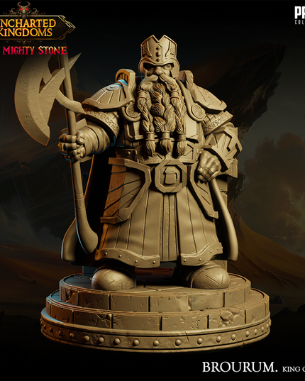 3 miniatures - 32mm - Brourum's Bundle - Uncharted Kingdom
