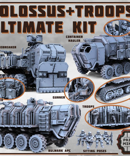 Colossus Hauler w/ Troopers Ultimate Kit