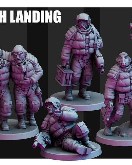 Crash Landing X4 MINIATURES