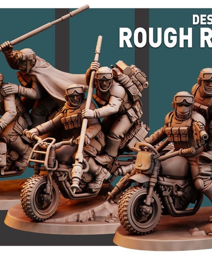 Desert Hawks Rough Riders X3 MINIATURES