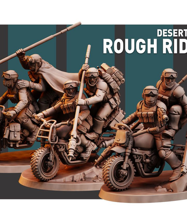 Desert Hawks Rough Riders X3 MINIATURES