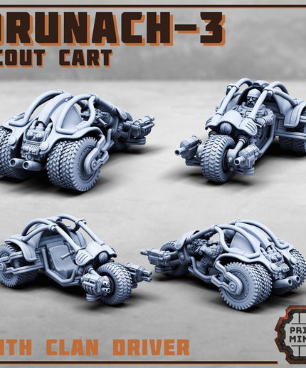 Drunach-3 Scout Cart - Clan of Cladhaich