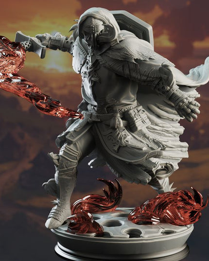 Fire Genasi Crusader Paladin - Embernos