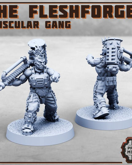 The Fleshforged - a muscular gang!