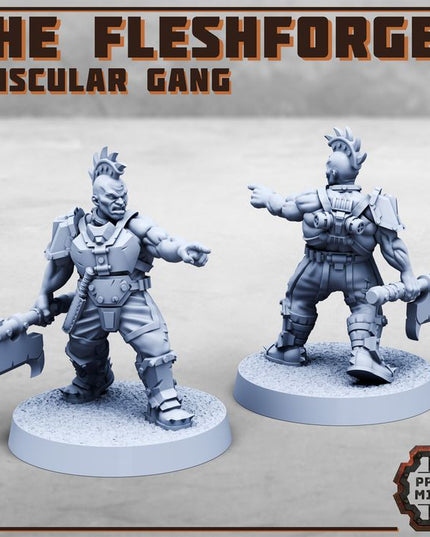 The Fleshforged - a muscular gang!