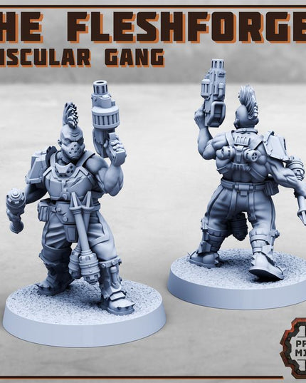 The Fleshforged - a muscular gang!