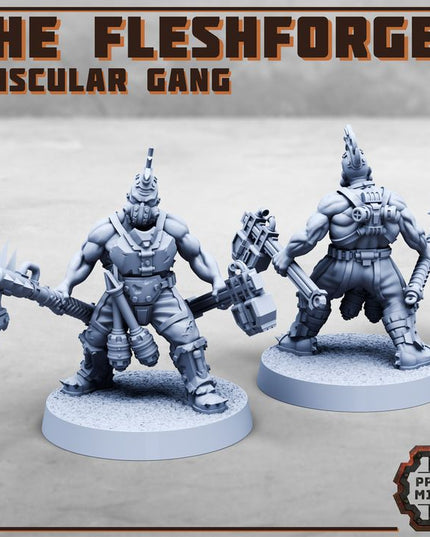 The Fleshforged - a muscular gang!