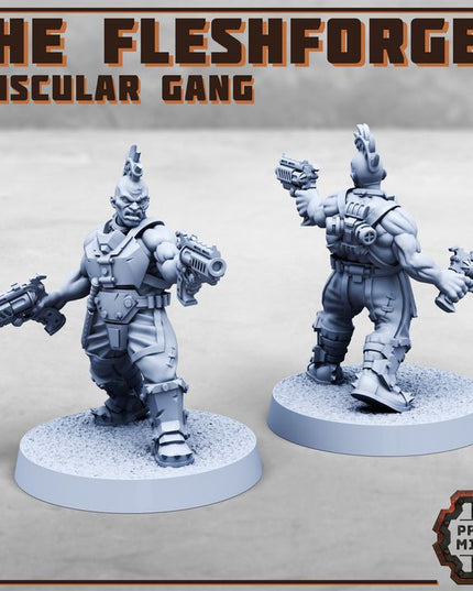 The Fleshforged - a muscular gang!