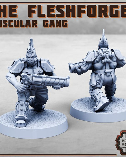 The Fleshforged - a muscular gang!