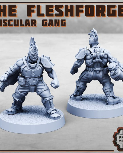 The Fleshforged - a muscular gang!