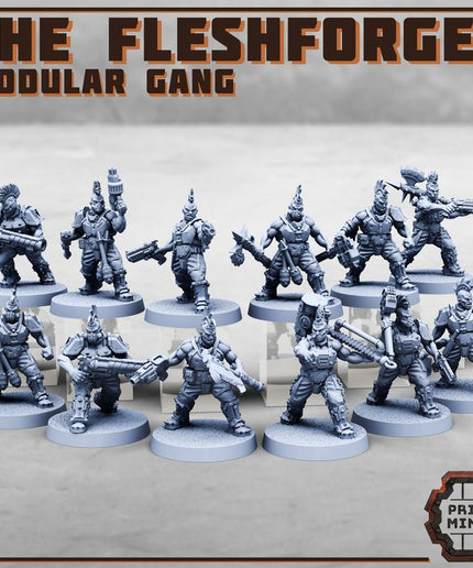 The Fleshforged - a muscular gang!