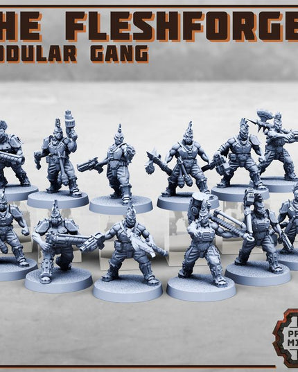 The Fleshforged - a muscular gang!