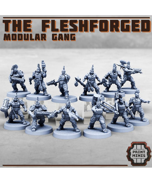 The Fleshforged - a muscular gang!