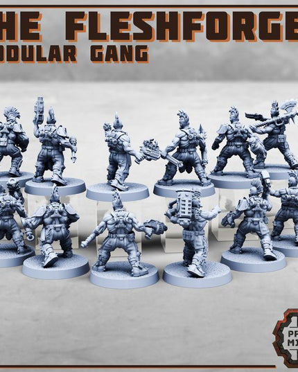 The Fleshforged - a muscular gang!