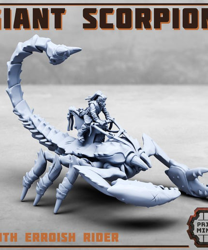 Giant Scorpion with Erroish Tribe Ride