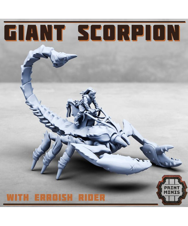Giant Scorpion with Erroish Tribe Ride