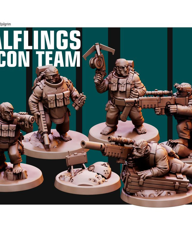Halflings Recon Team X6 MINIATURES