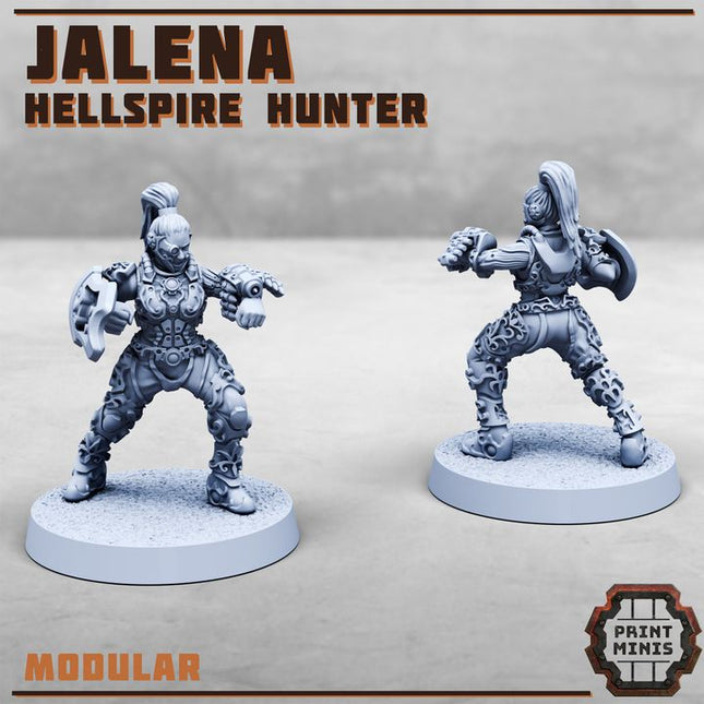 Hellspire Hunters: Jalena, Malika and Yadu