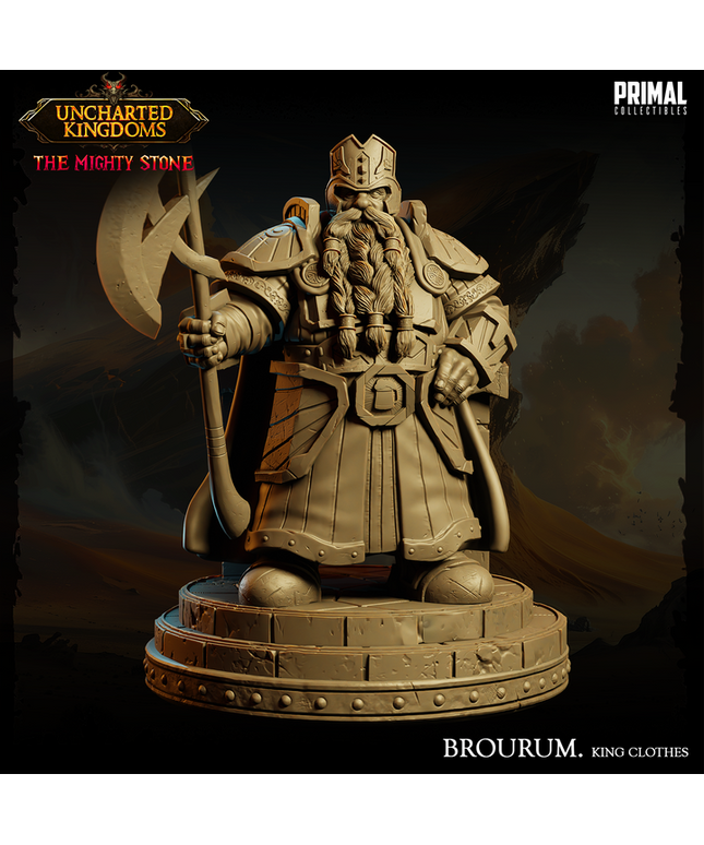 Dwarf - Brourum Axedelver - King Clothes - August 2024 - Uncharted Kingdoms