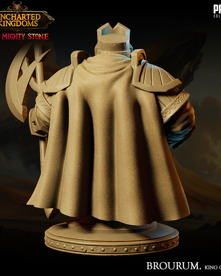 Dwarf - Brourum Axedelver - King Clothes - Bust - August 2024 - Uncharted Kingdoms