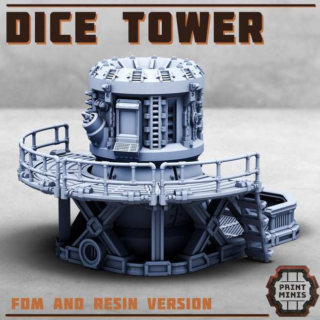 Industrial Dice Tower