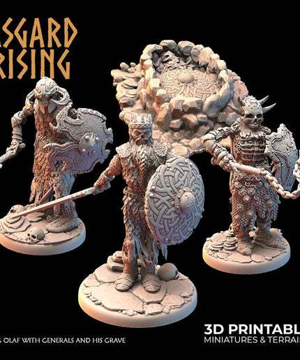 DRUAGR: King Olaf with Generals and his Grave /Modular