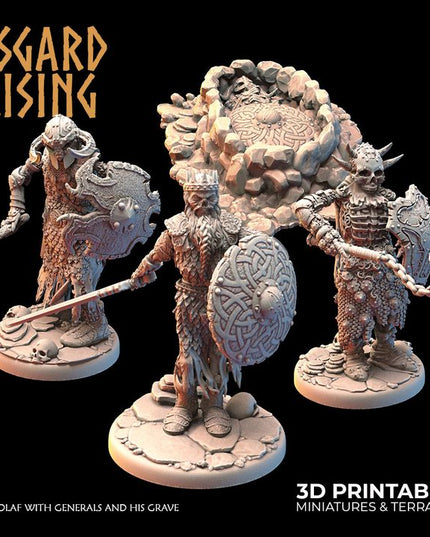 DRUAGR: King Olaf with Generals and his Grave /Modular