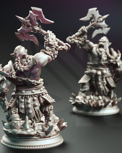 Dark Dwarf Berserker Barbarian - Korthart the Hateful Heart