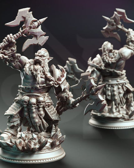 Dark Dwarf Berserker Barbarian - Korthart the Hateful Heart