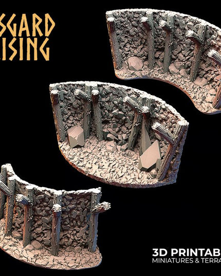 Mountain Hideout Corridors /Modular/ /Terrain/ /Pre-supported/