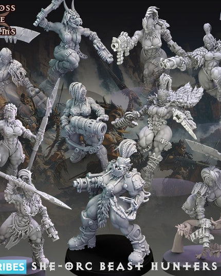 She-Orc Beast Hunters