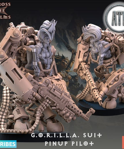 GORILLA suit pinup pilot