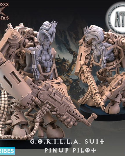 GORILLA suit pinup pilot