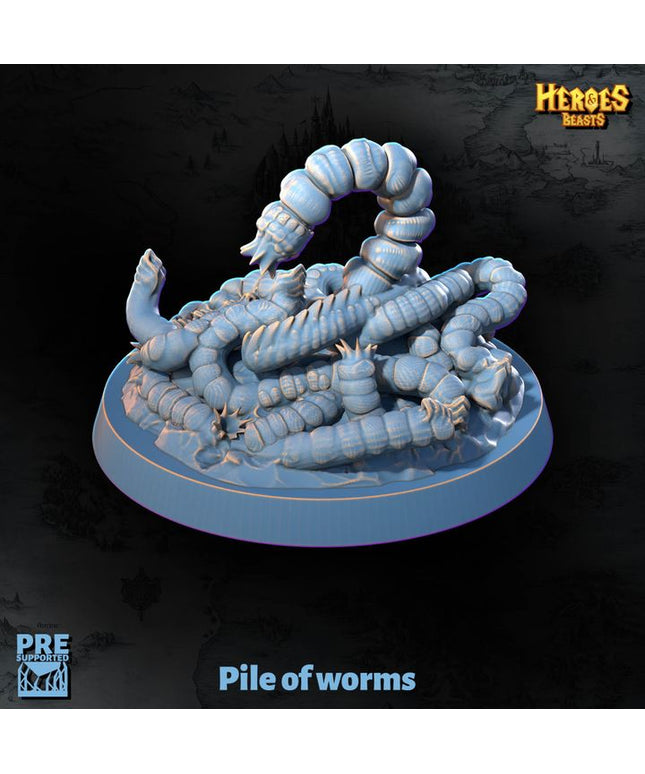 Pile of worms