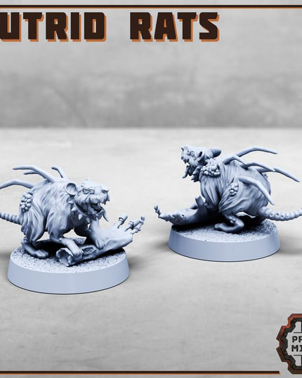 Putrid Rats - Mutated Hellspire Creatures x5