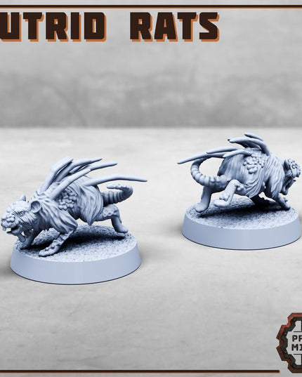 Putrid Rats - Mutated Hellspire Creatures x5
