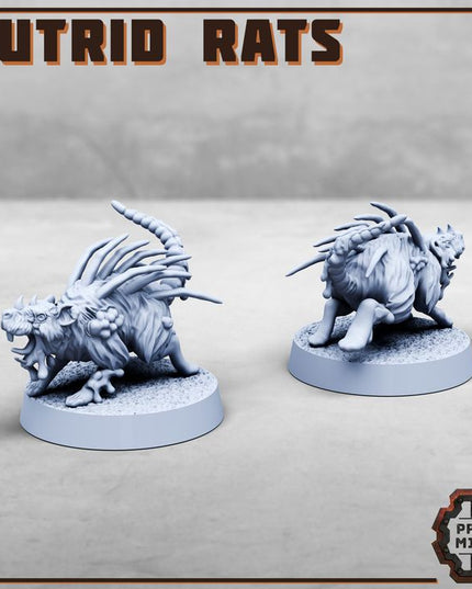 Putrid Rats - Mutated Hellspire Creatures x5
