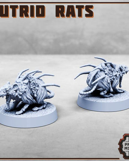 Putrid Rats - Mutated Hellspire Creatures x5