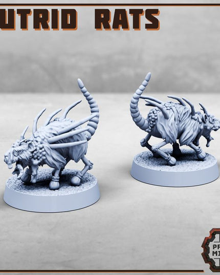 Putrid Rats - Mutated Hellspire Creatures x5