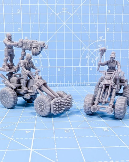 Iron Brawler Quad Bikes w/ Riders