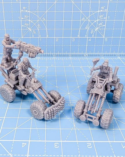 Iron Brawler Quad Bikes w/ Riders