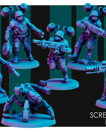 Screaming Eagles 2 X6 MINIATURES