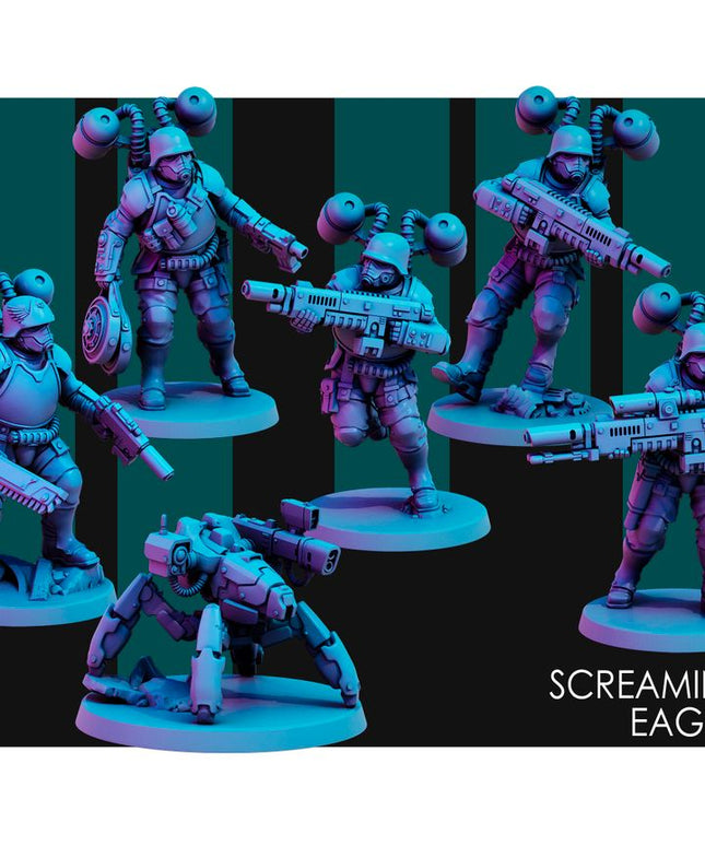 Screaming Eagles 2 X6 MINIATURES