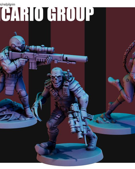 Sicario Group 2 X3 MINIATURES
