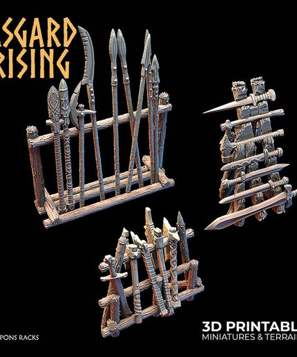 Weapons Racks /Terrain/ /Pre-supported/