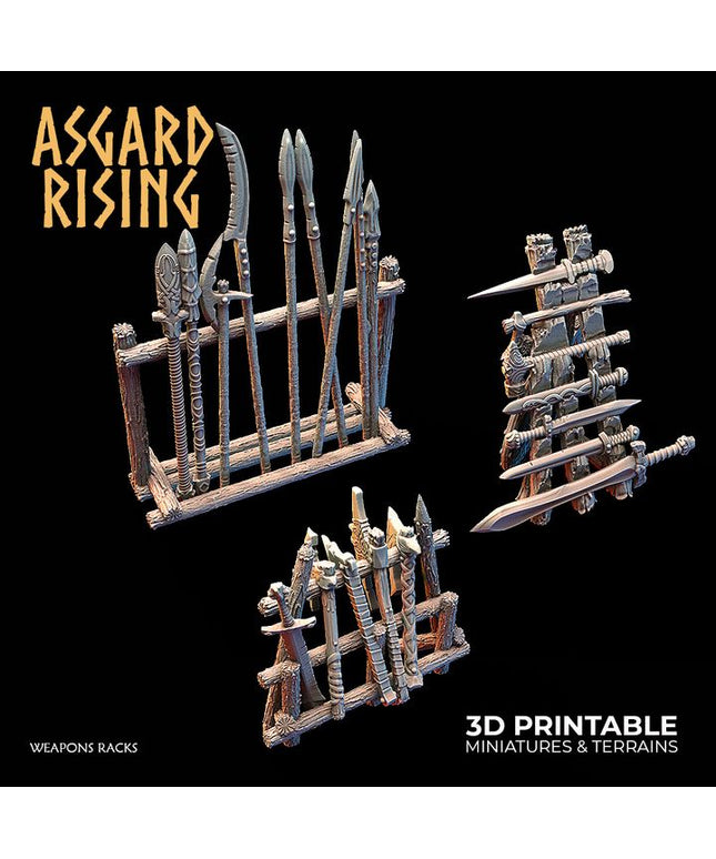 Weapons Racks /Terrain/ /Pre-supported/
