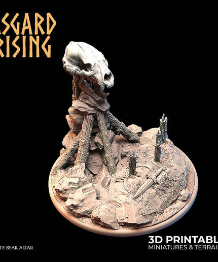 White Bear Altar /Terrain/ /Pre-supported/
