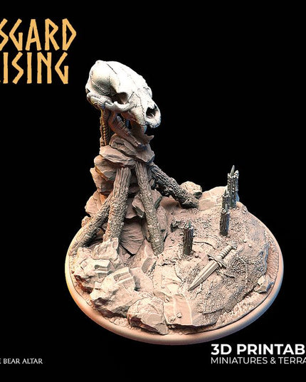 White Bear Altar /Terrain/ /Pre-supported/