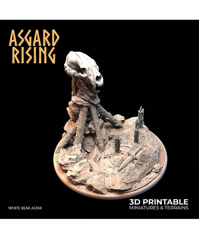 White Bear Altar /Terrain/ /Pre-supported/