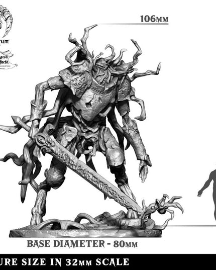 BESTIARIUM MINIATURES /Avatar of the Wild 80mm Base